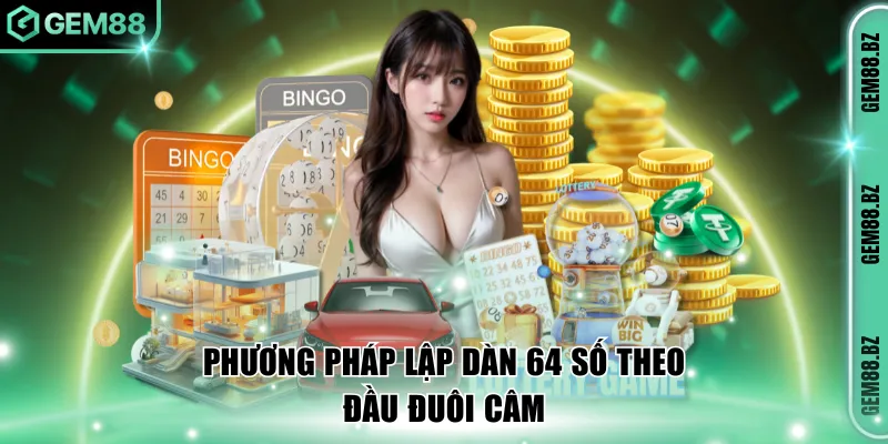 Phương pháp lập dàn 64 số theo đầu đuôi câm